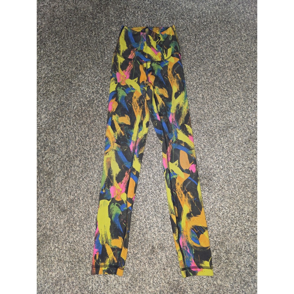 Lululemon Align High Rise Pant 28 Infused Multi Nulu Yoga Leggings LW5EQ3S Sz 2